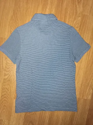 Camiseta Lacoste Rayas Azul Talla S