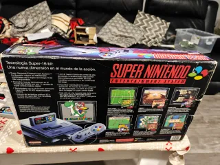 Super Nintendo con caja y 11 juegos