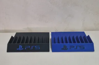 Supporto Giochi PS5 Nero e Blu