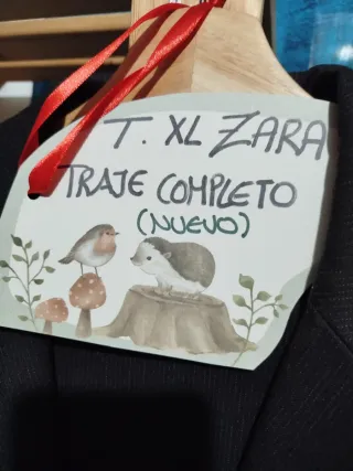 Traje Completo Zara Talla XL