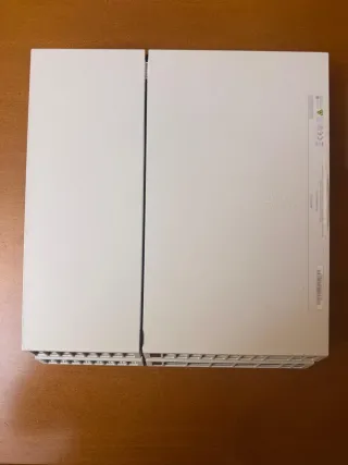 PS4 Blanca FAT + Cables + Mando y juegos