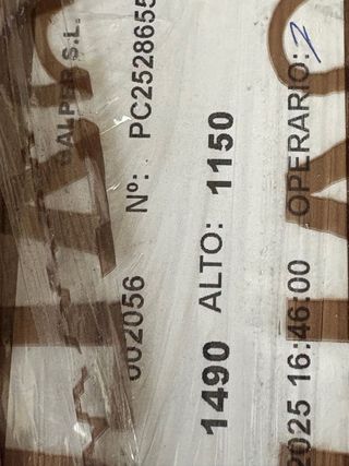 Persianas de aluminio com cajon de aluminio de 165