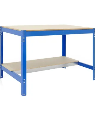 2 Mesas de Taller Metálicas y Madera