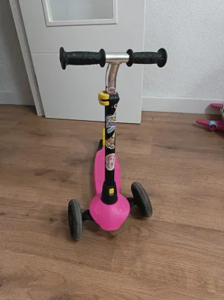 Patinete infantil 3 ruedas rosa