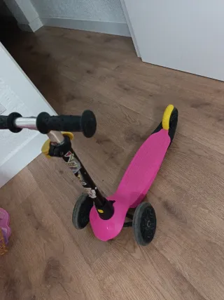 Patinete infantil 3 ruedas rosa