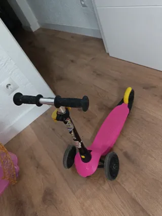 Patinete infantil 3 ruedas rosa