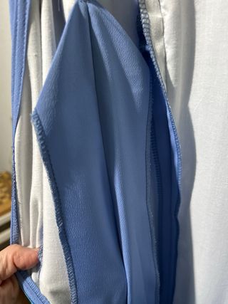 Traje Flamenca Azul Porcelana Talla 38