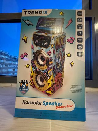 Altavoz Karaoke Trendix con Micrófonos