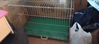 Jaula metálica para animales grandes