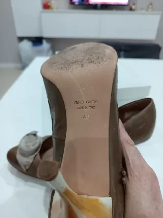 Scarpe Décolleté Beige/Marrone