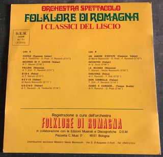 Orchestra Folklore di Romagna 8LP + 4CD