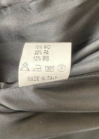 Cappotto Lana e Cashmere Nero