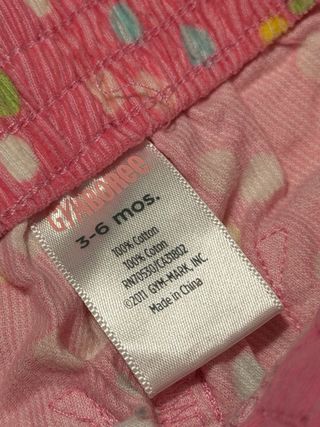 Pantalón Gymboree niña 3-6 meses lunares