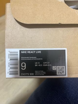 Zapatillas Nike React Live Verde