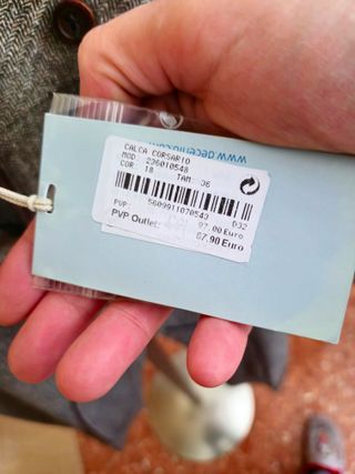 Pantalón Capri Mujer nuevo T36 - lana y seda