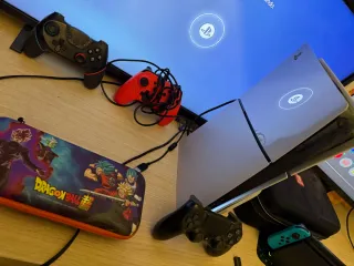 PS5 Slim condisco+ Nintendo Switch+ Mandos,todo