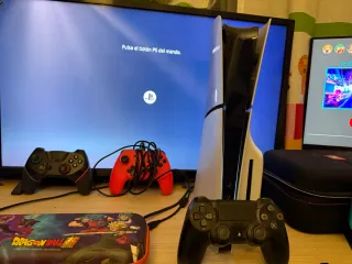 PS5 Slim condisco+ Nintendo Switch+ Mandos,todo