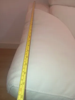 Sofá modular beige tela