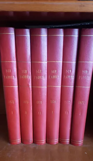 Revistas encuadernadas Ser Padres años 1975-76-77