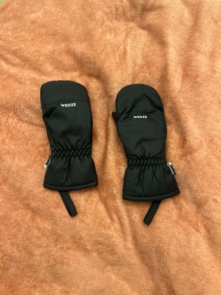 Guantes de Nieve Wedze Negro 4 Años