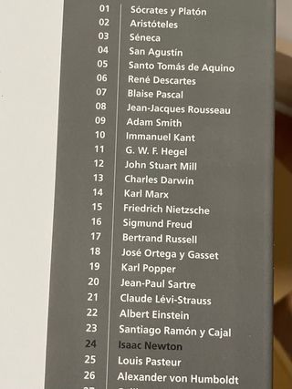 Colección de 26 libros ‘Grandes Pensadores’