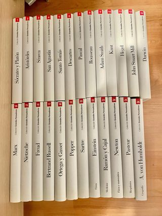 Colección de 26 libros ‘Grandes Pensadores’