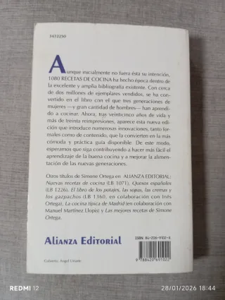 1980 Recetas de cocina.