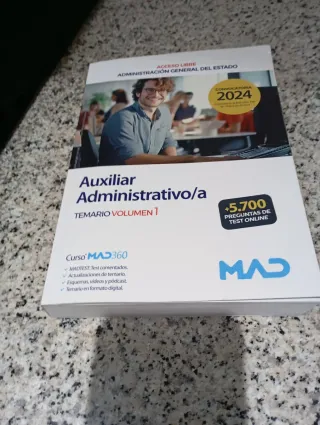 Temario auxiliar administrativo volumen 1