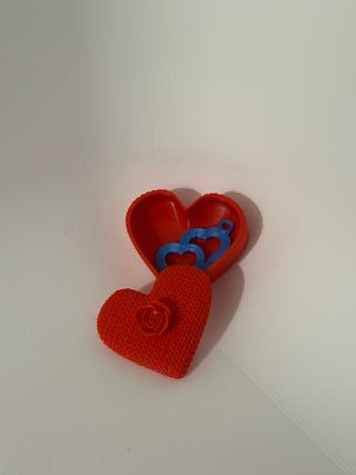 Cajita Corazón Roja San Valentín