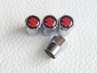 Suzuki 4 Tapones de Neumáticos para Moto Coche