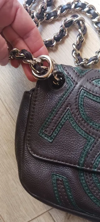 Bolso Purificación García Negro y Verde