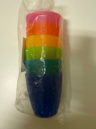 Vasos Ikea Multicolor Plástico