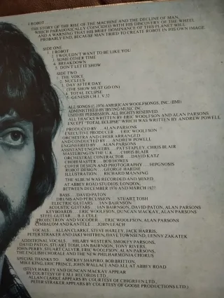 Vinilo I Robot - Alan Parsons Project