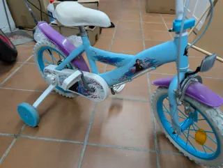 Bicicleta Frozen Niña Ruedines
