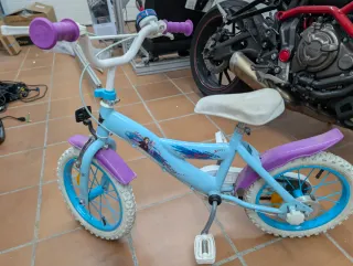 Bicicleta Frozen Niña Ruedines