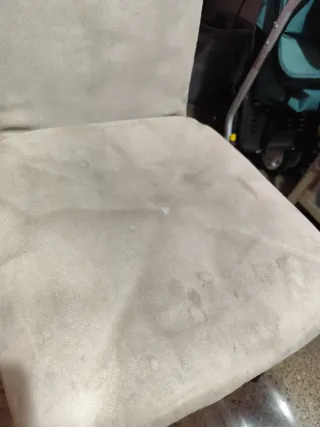 Sillas de comedor tela y metal