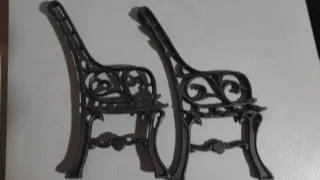 Banco miniatura de jardín