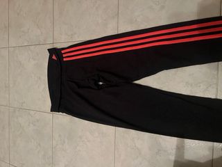 Leggings sportivi donna Adidas neri rossi
