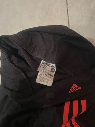 Leggings sportivi donna Adidas neri rossi