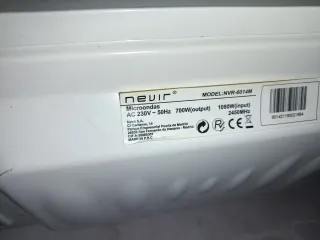 Microondas Nevir Blanco