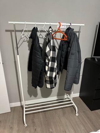 Burro Perchero Ikea Blanco