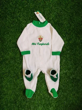 Pelele y patucos C.F. Elche Mini Franjiverde
