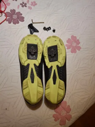 Zapatillas Scott Spinning Negras y Amarillas