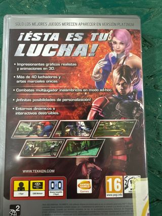Tekken 6 PSP Namco Platinum