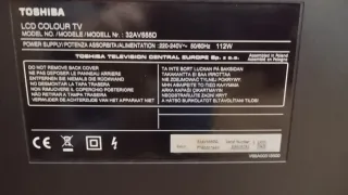 Televisor Toshiba 32 LCD Negro