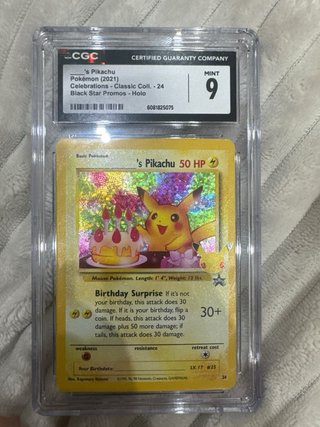 Cartas Pokémon Gradeadas CGC