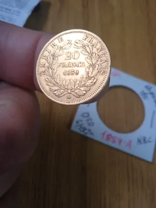 Moneta d'Oro Francia Napoleone III 1859