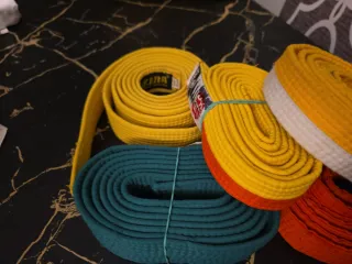 Cinturones Taekwondo (Amarillo, Rojo, Verde, Blanc
