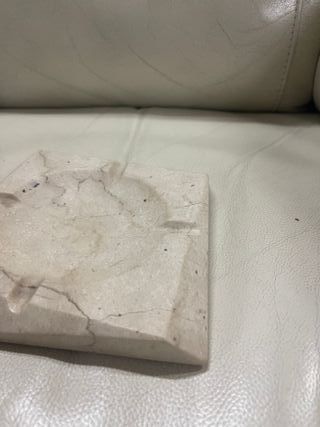 Cenicero de piedra natural vintage