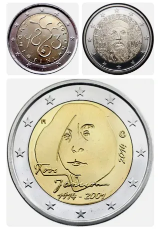Colección de monedas conmemorativas de 2 euros
